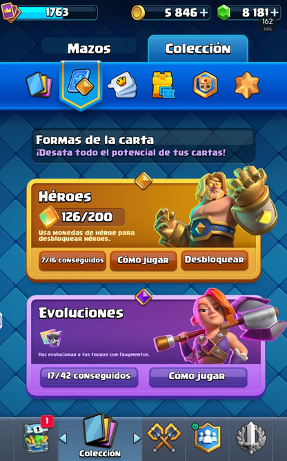 👑 Cuenta Clash Royale