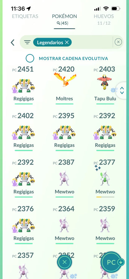 ⚡ Cuenta Pokémon