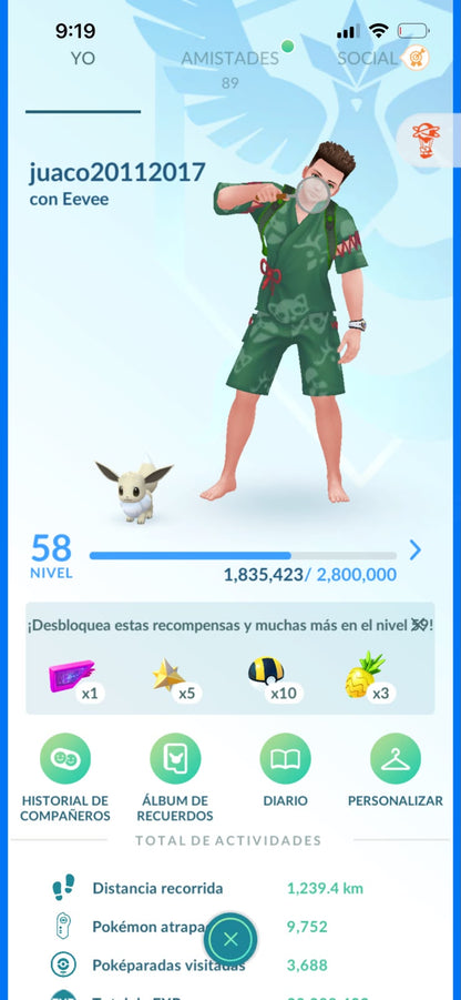 ⚡ Cuenta Pokémon