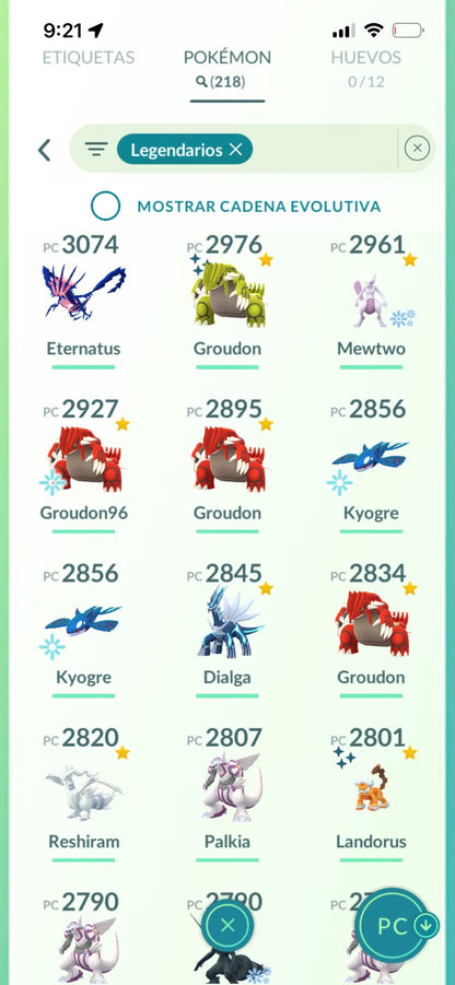 ⚡ Cuenta Pokémon