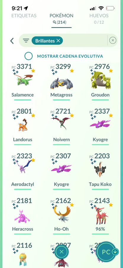 ⚡ Cuenta Pokémon