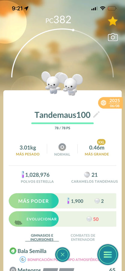 ⚡ Cuenta Pokémon