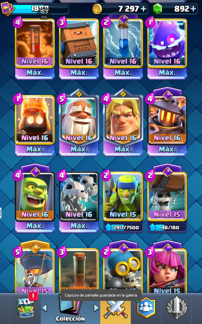 👑 Cuenta Clash Royale