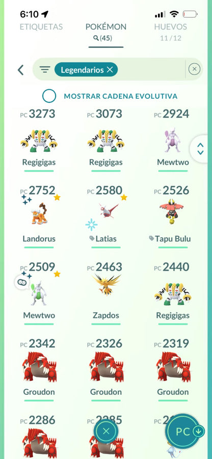⚡ Cuenta Pokémon