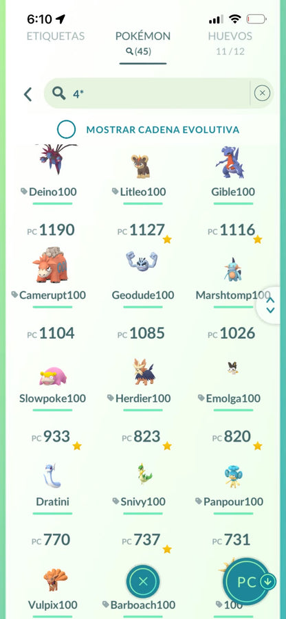 ⚡ Cuenta Pokémon
