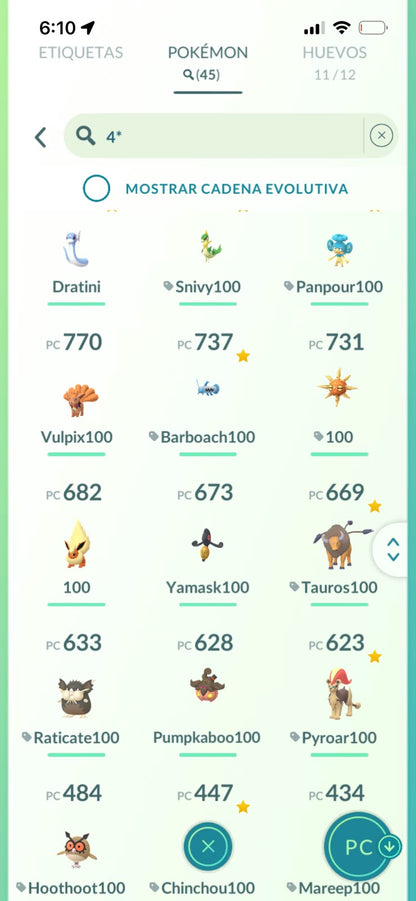 ⚡ Cuenta Pokémon