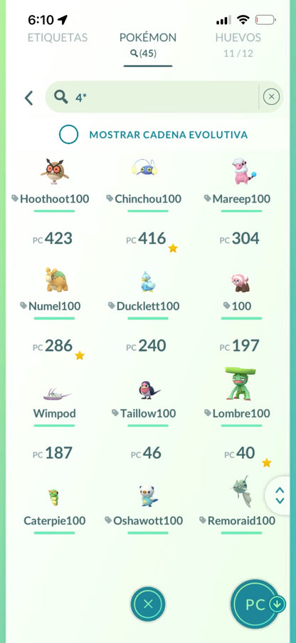 ⚡ Cuenta Pokémon
