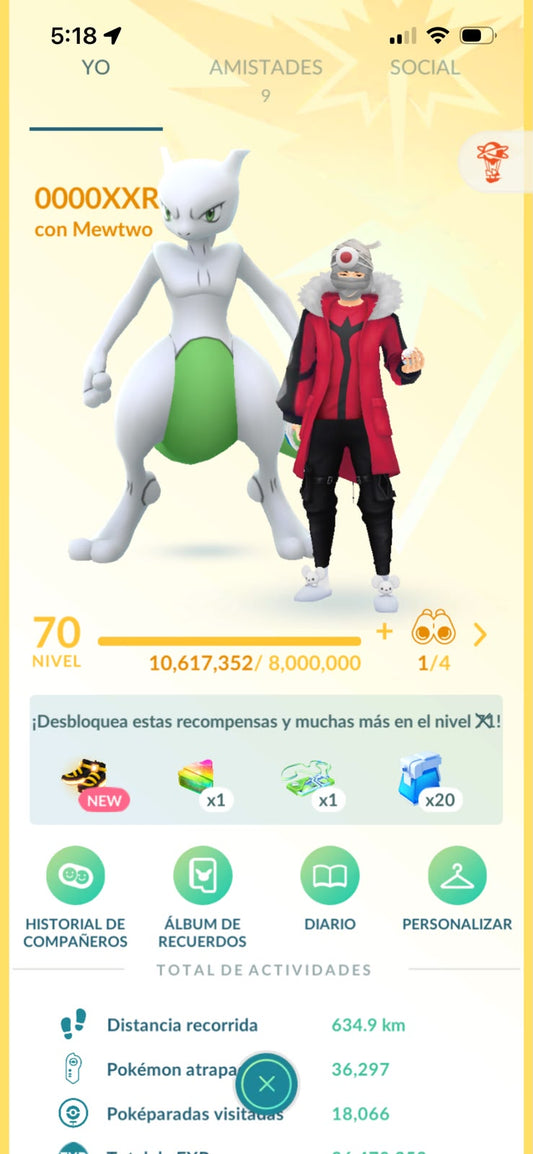 ⚡ Cuenta Pokémon