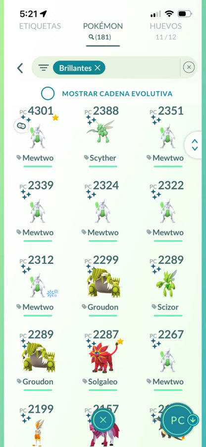⚡ Cuenta Pokémon