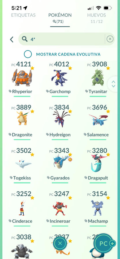 ⚡ Cuenta Pokémon