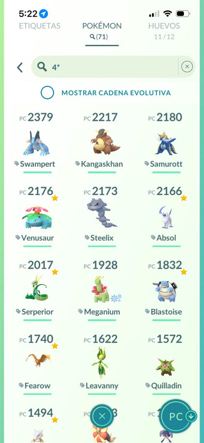 ⚡ Cuenta Pokémon