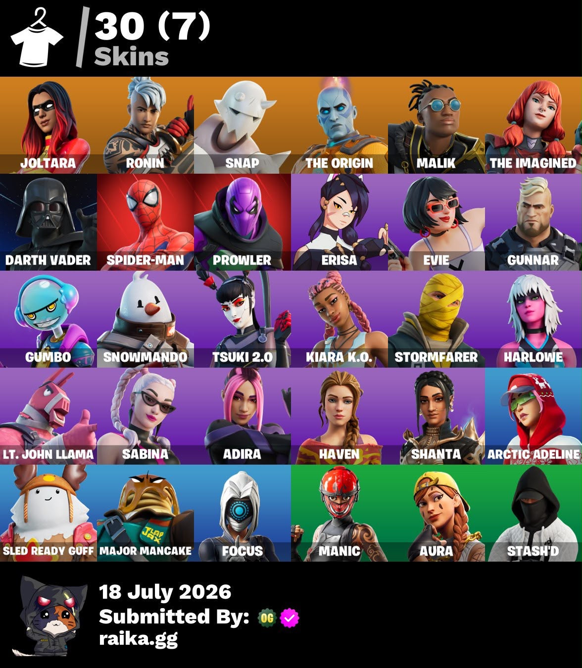 🎮 Cuenta Fortnite