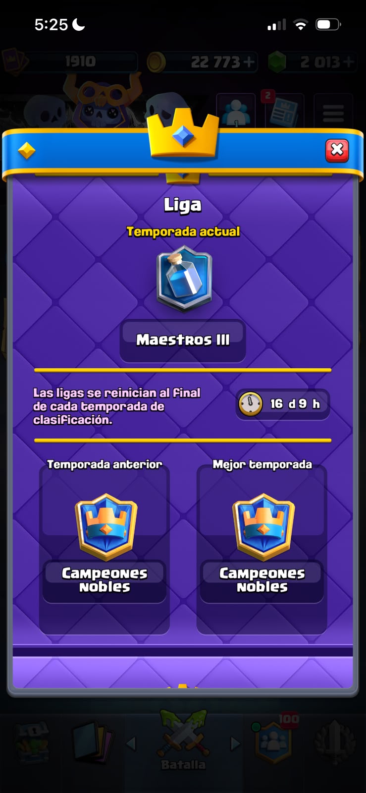 👑 Cuenta Clash Royale