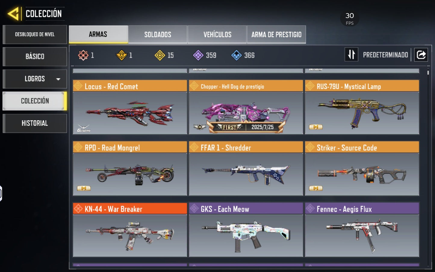 🎖️ Cuenta COD Mobile