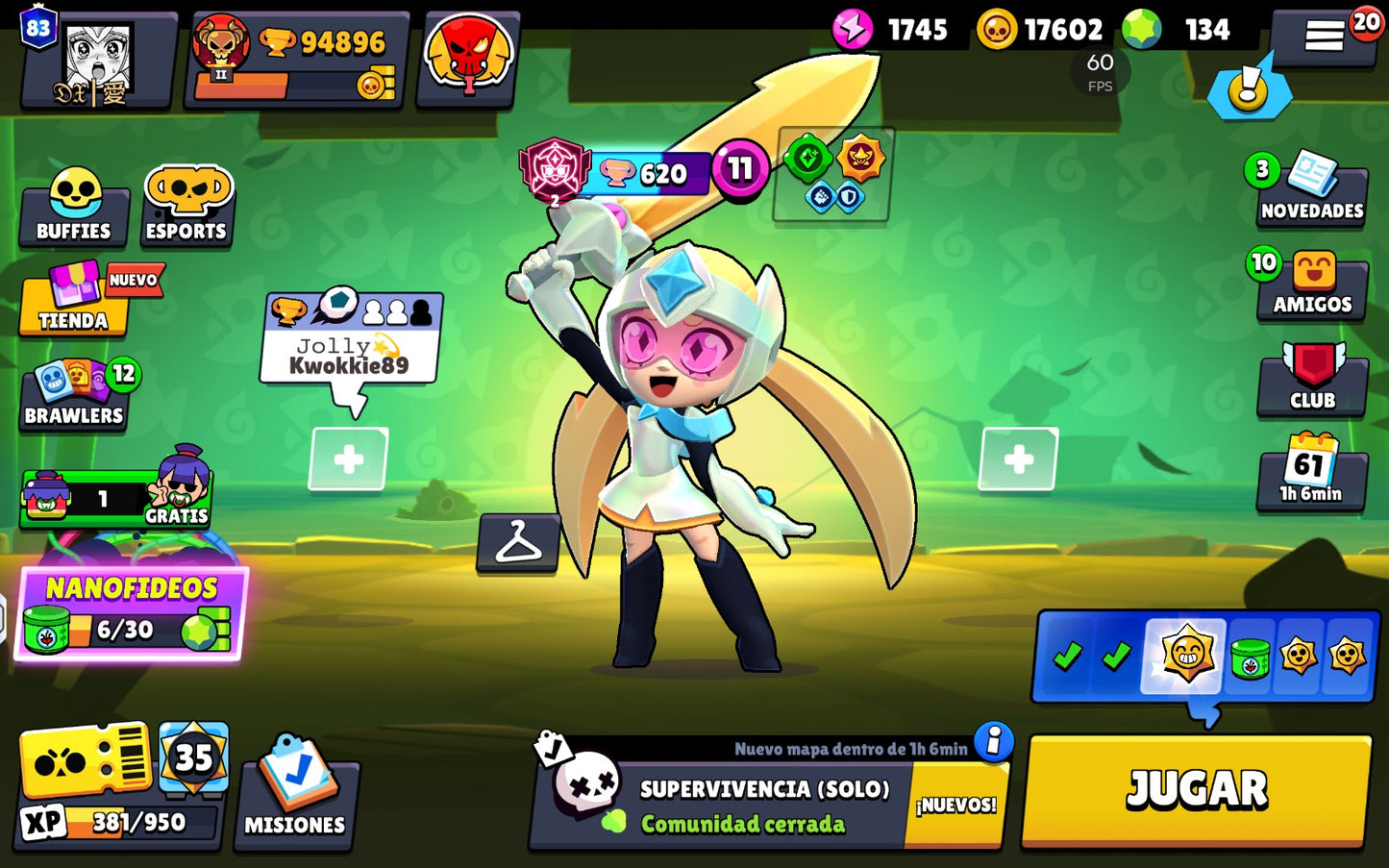 ⚡ Cuenta Brawl Stars