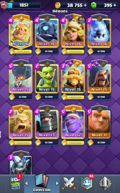 👑 Cuenta Clash Royale