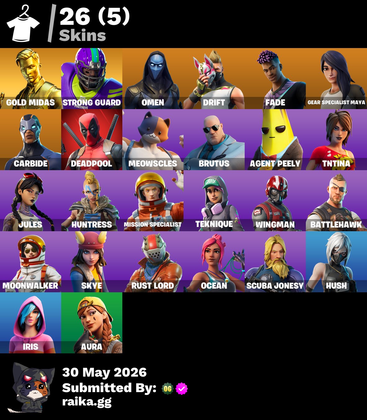 🎮 Cuenta Fortnite