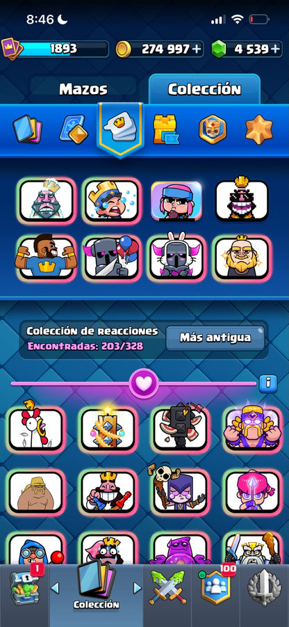 👑 Cuenta Clash Royale