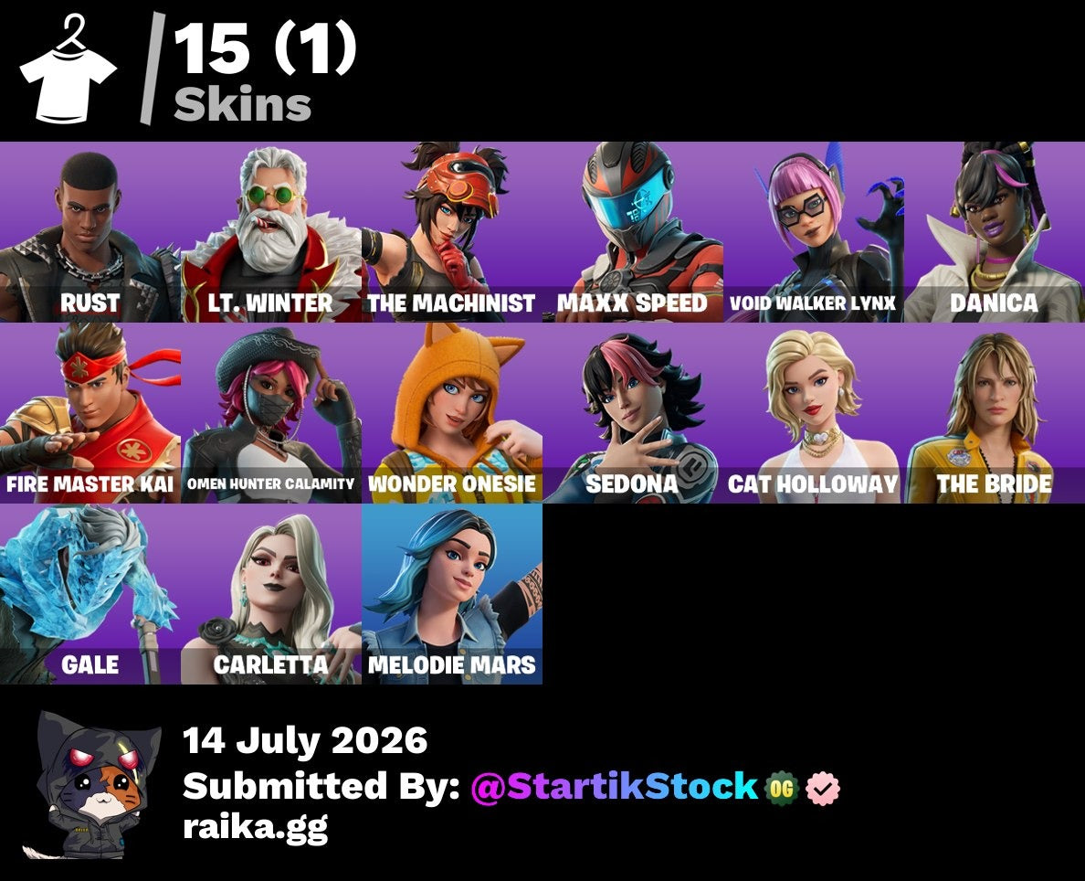 🎮 Cuenta Fortnite