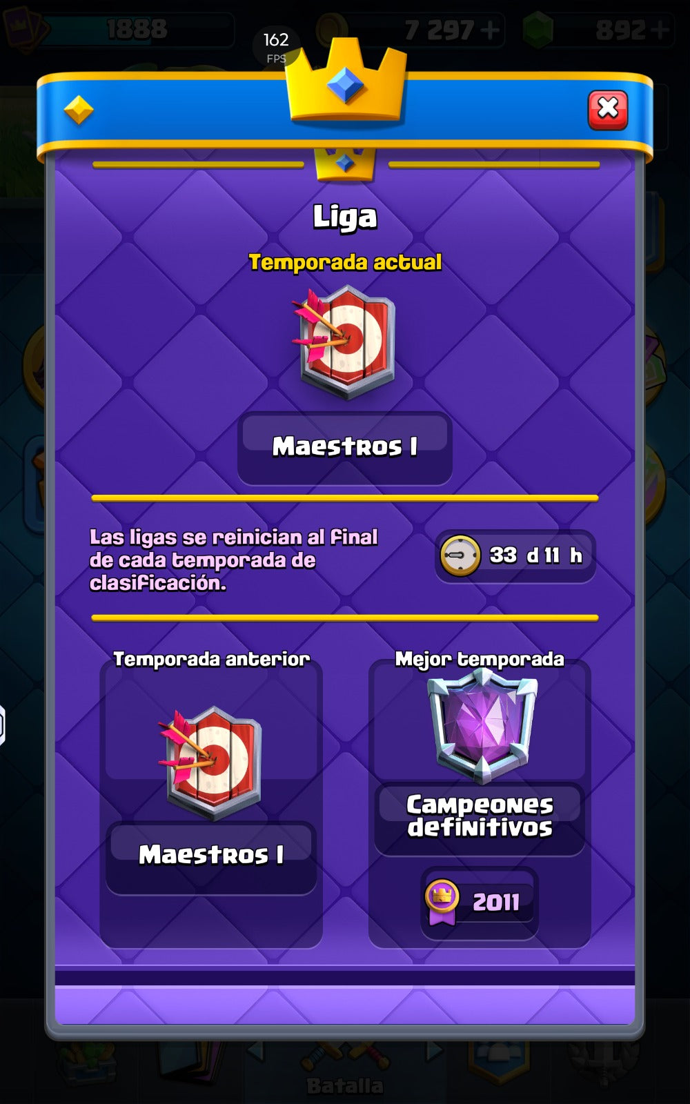 👑 Cuenta Clash Royale