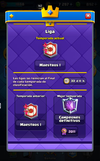 👑 Cuenta Clash Royale