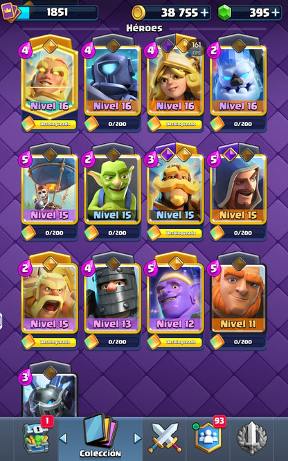 👑 Cuenta Clash Royale