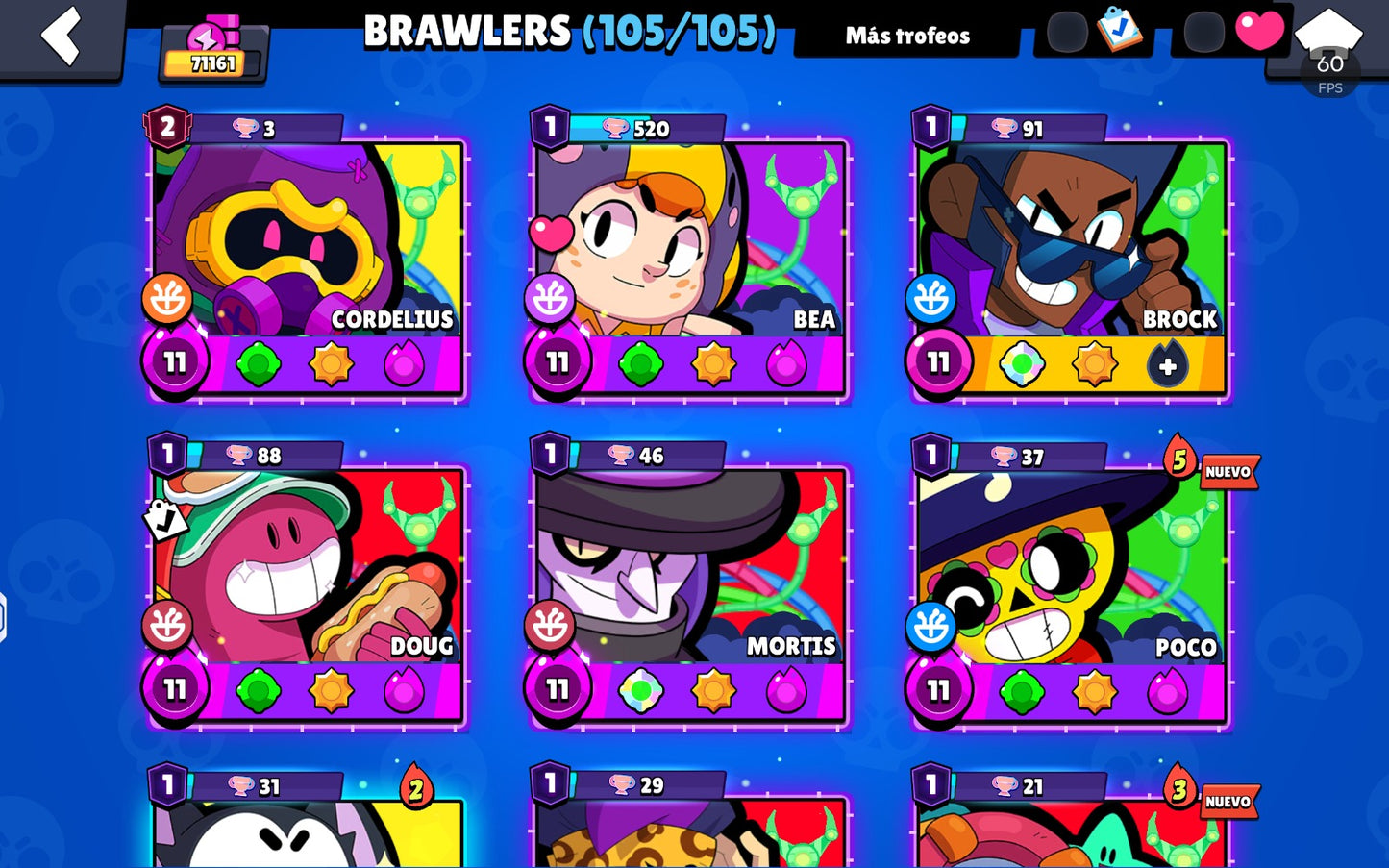 ⚡ Cuenta Brawl Stars