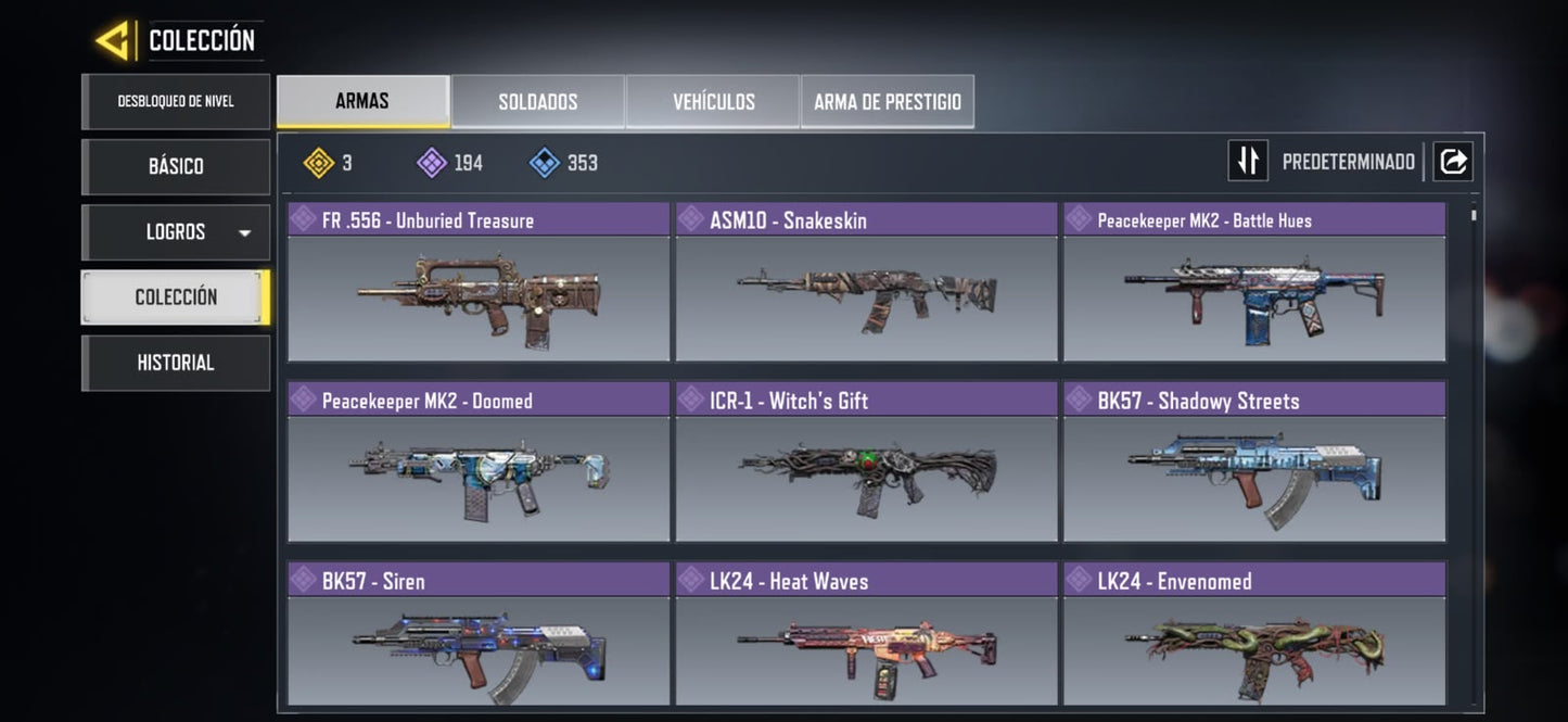 🎖️ Cuenta COD Mobile