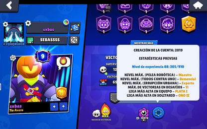 ⚡ Cuenta Brawl Stars