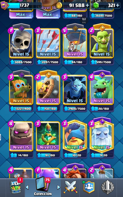 👑 Cuenta Clash Royale