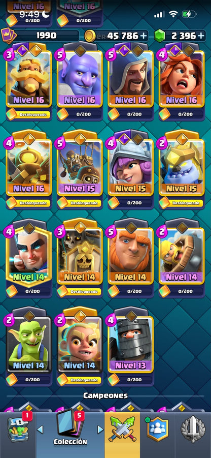 👑 Cuenta Clash Royale