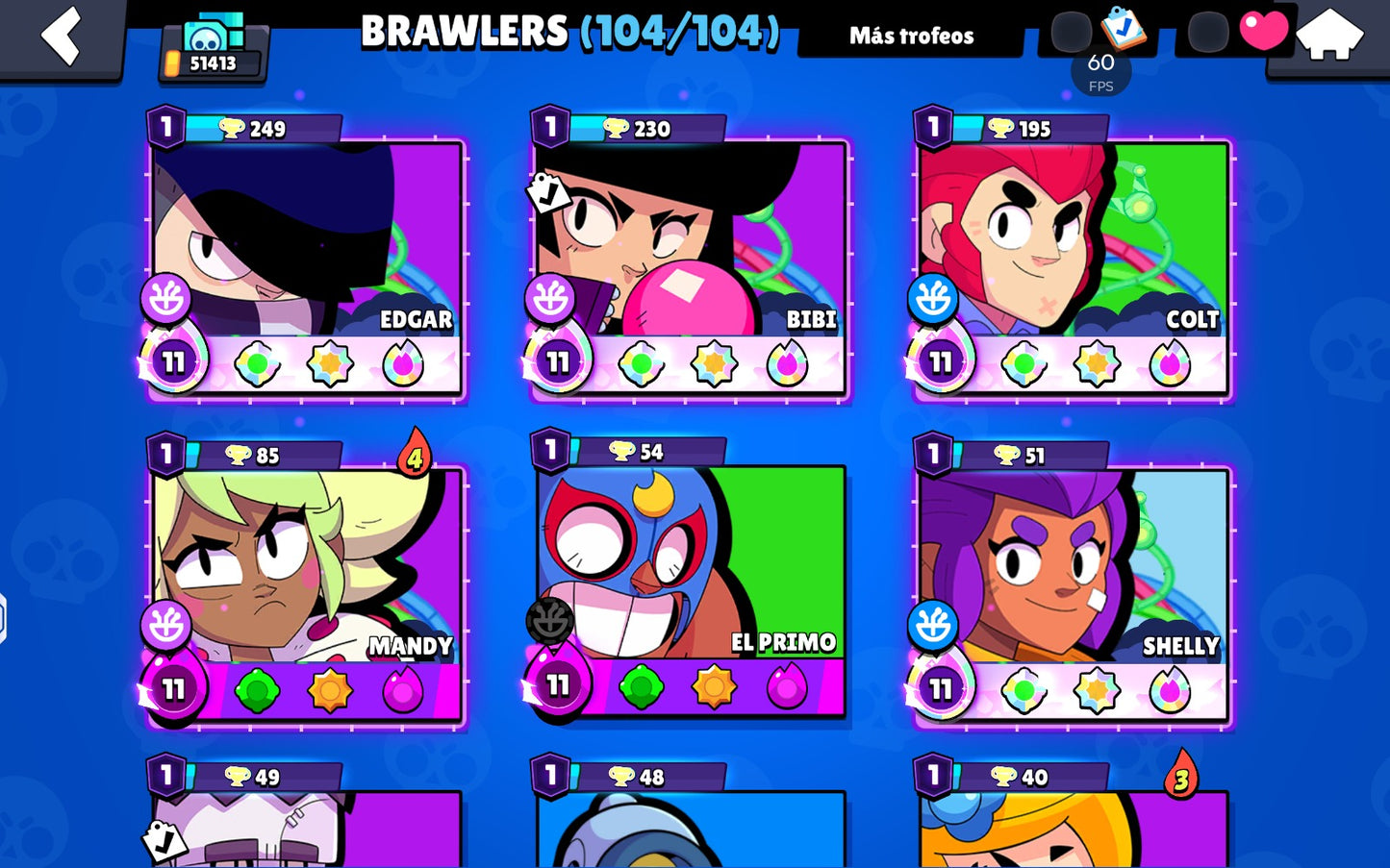 ⚡ Cuenta Brawl Stars