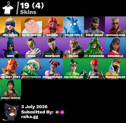🎮 Cuenta Fortnite