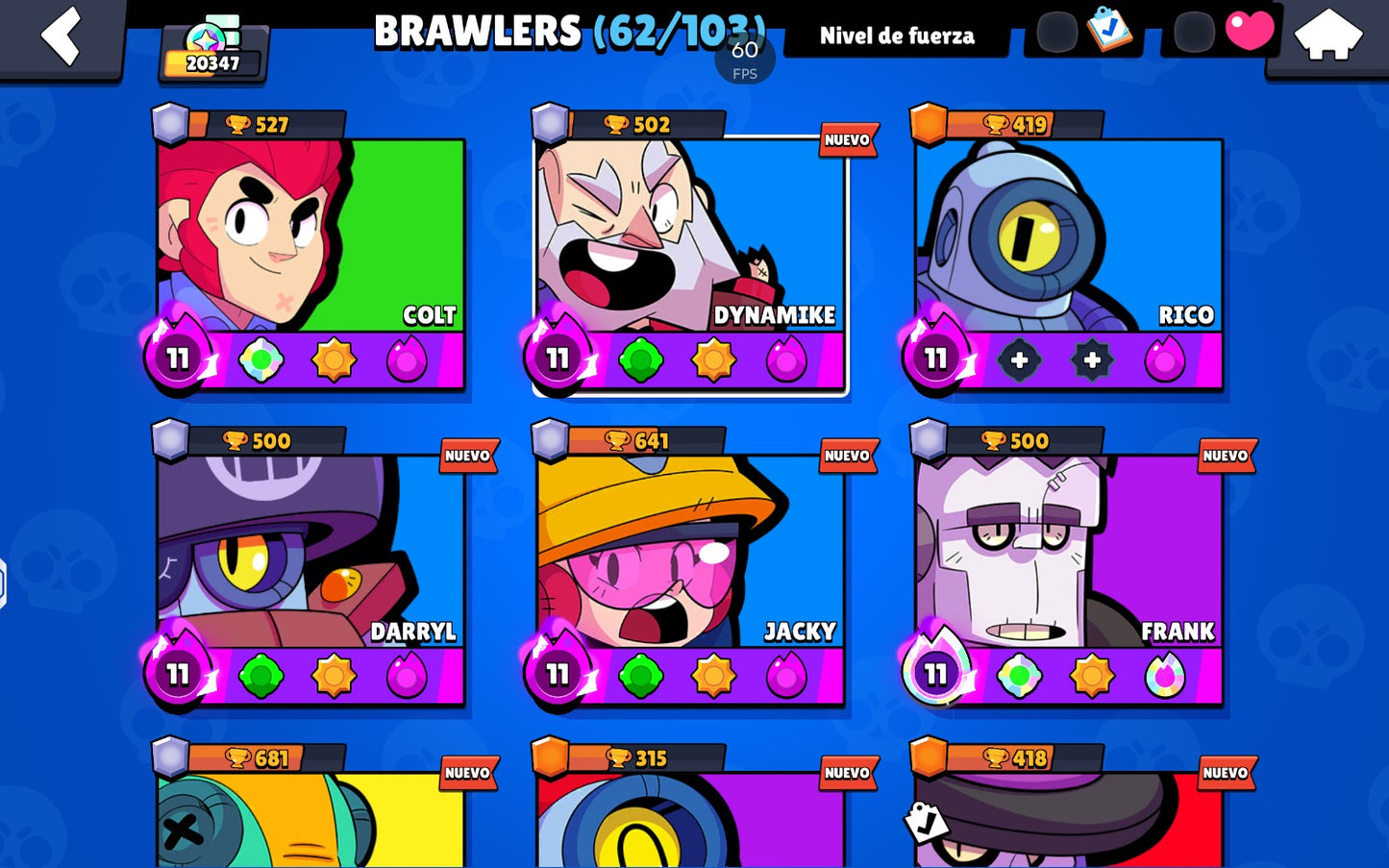 ⚡ Cuenta Brawl Stars