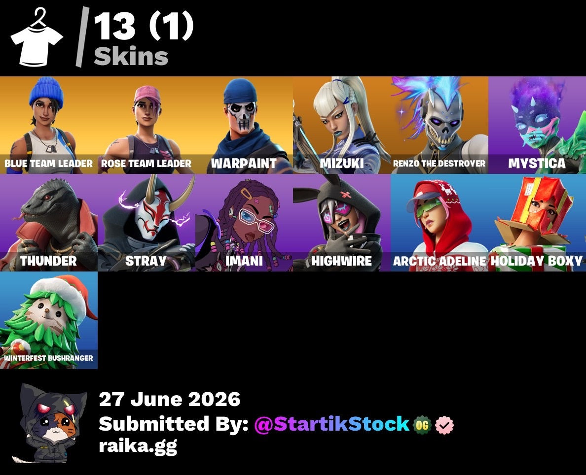 🎮 Cuenta Fortnite