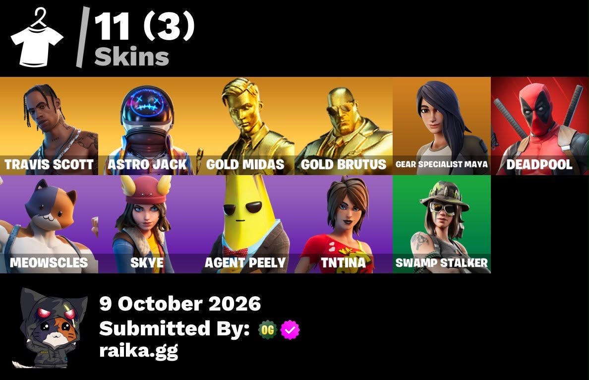 🎮 Cuenta Fortnite
