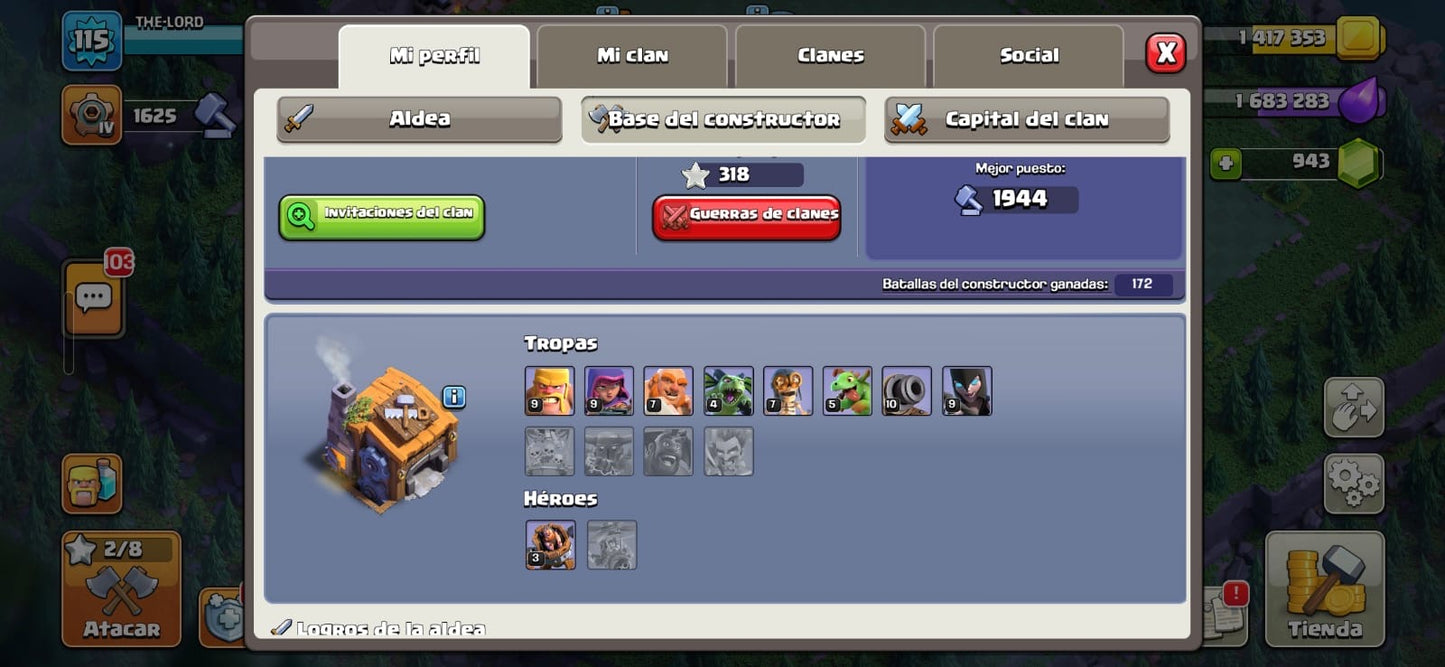 🏰 Cuenta Clash of Clans