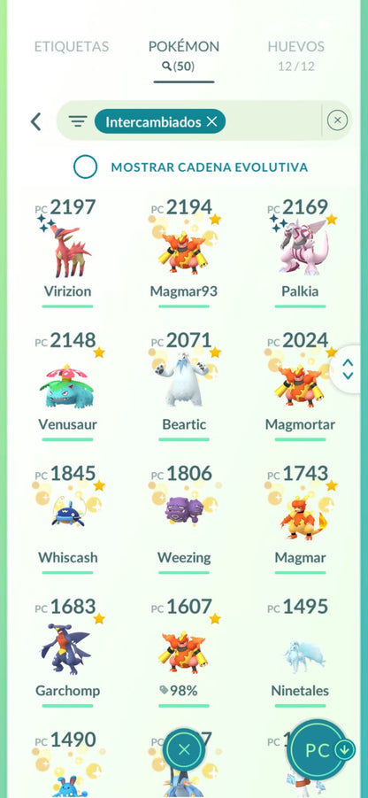 ⚡ Cuenta Pokémon