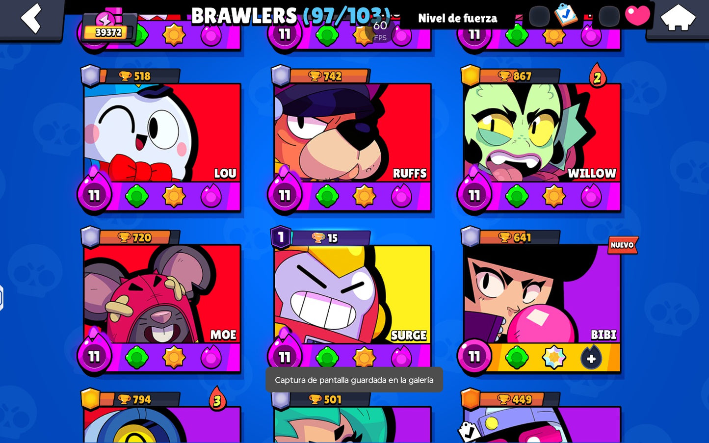 ⚡ Cuenta Brawl Stars