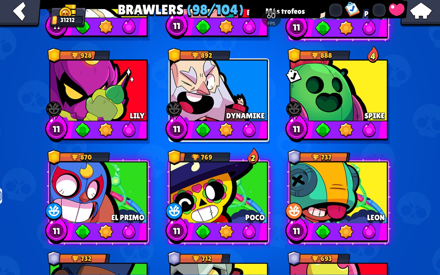 ⚡ Cuenta Brawl Stars
