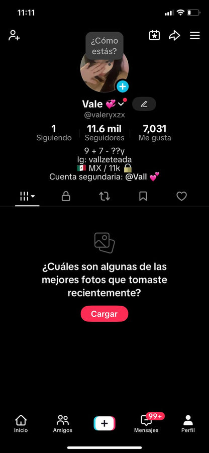 137 TIKTOK! CUENTA CON 11.6K DE SEGUIDORES! 7K DE LIKES! BUENAS VIEWS! PARA HACER LIVES Y MONETIZAR! (1299 MX) @everyone