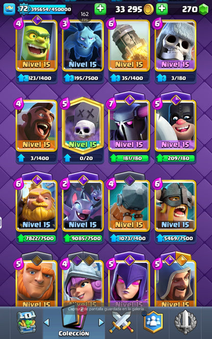 👑 Cuenta Clash Royale