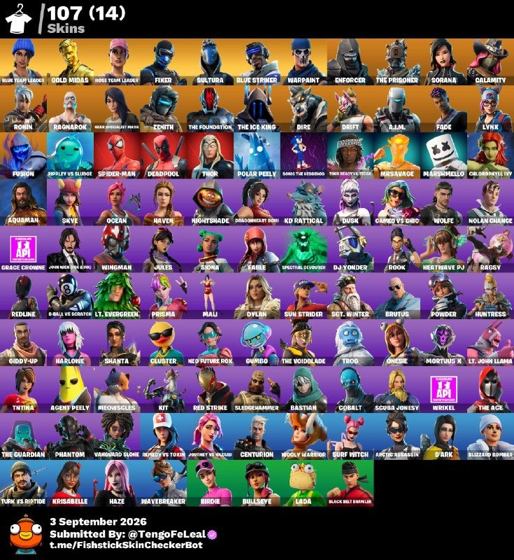 🎮 Cuenta Fortnite