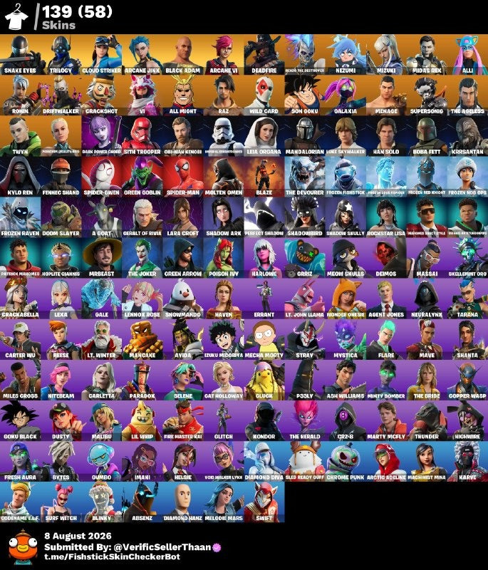 🎮 Cuenta Fortnite