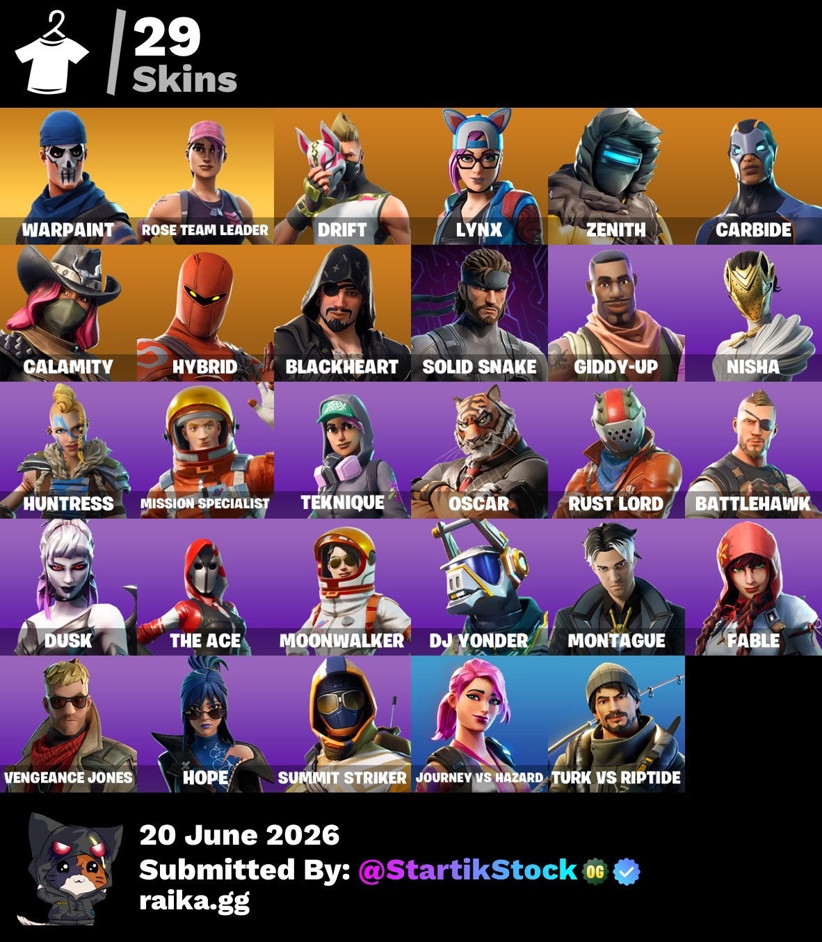 🎮 Cuenta Fortnite
