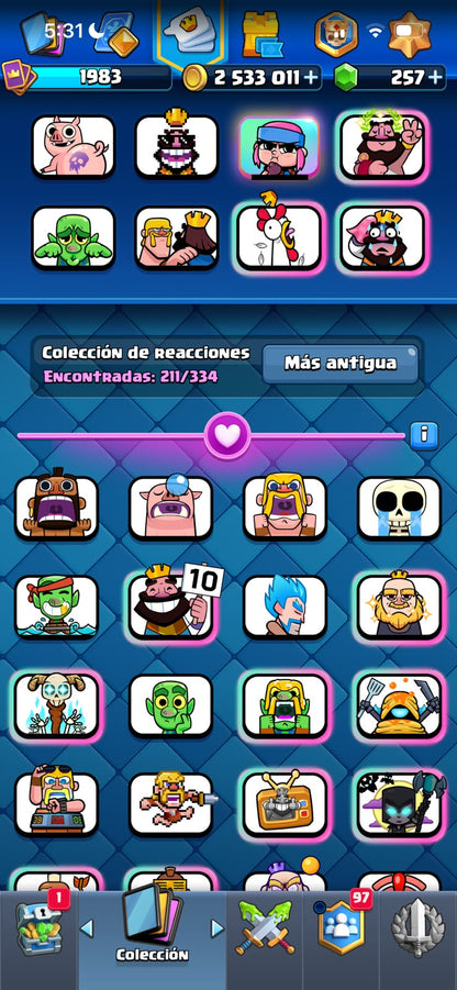 👑 Cuenta Clash Royale