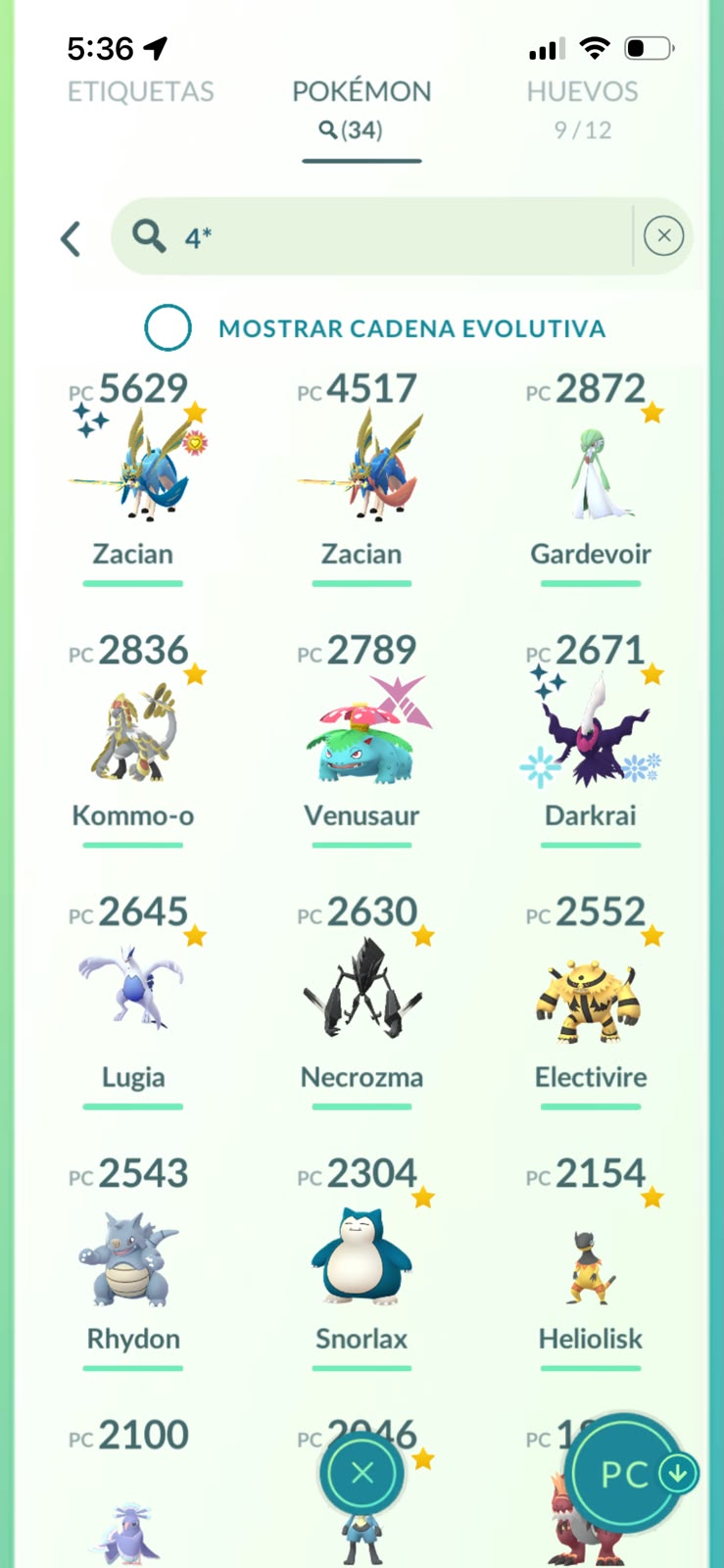⚡ Cuenta Pokémon