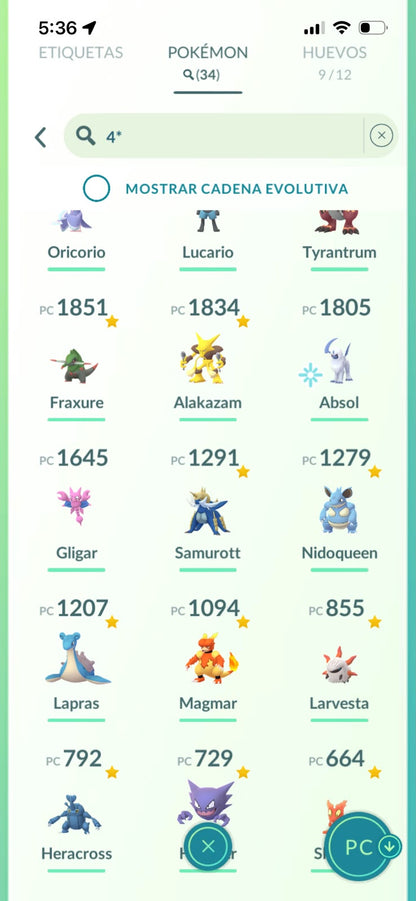 ⚡ Cuenta Pokémon