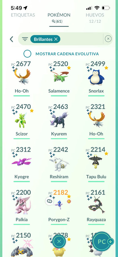 ⚡ Cuenta Pokémon