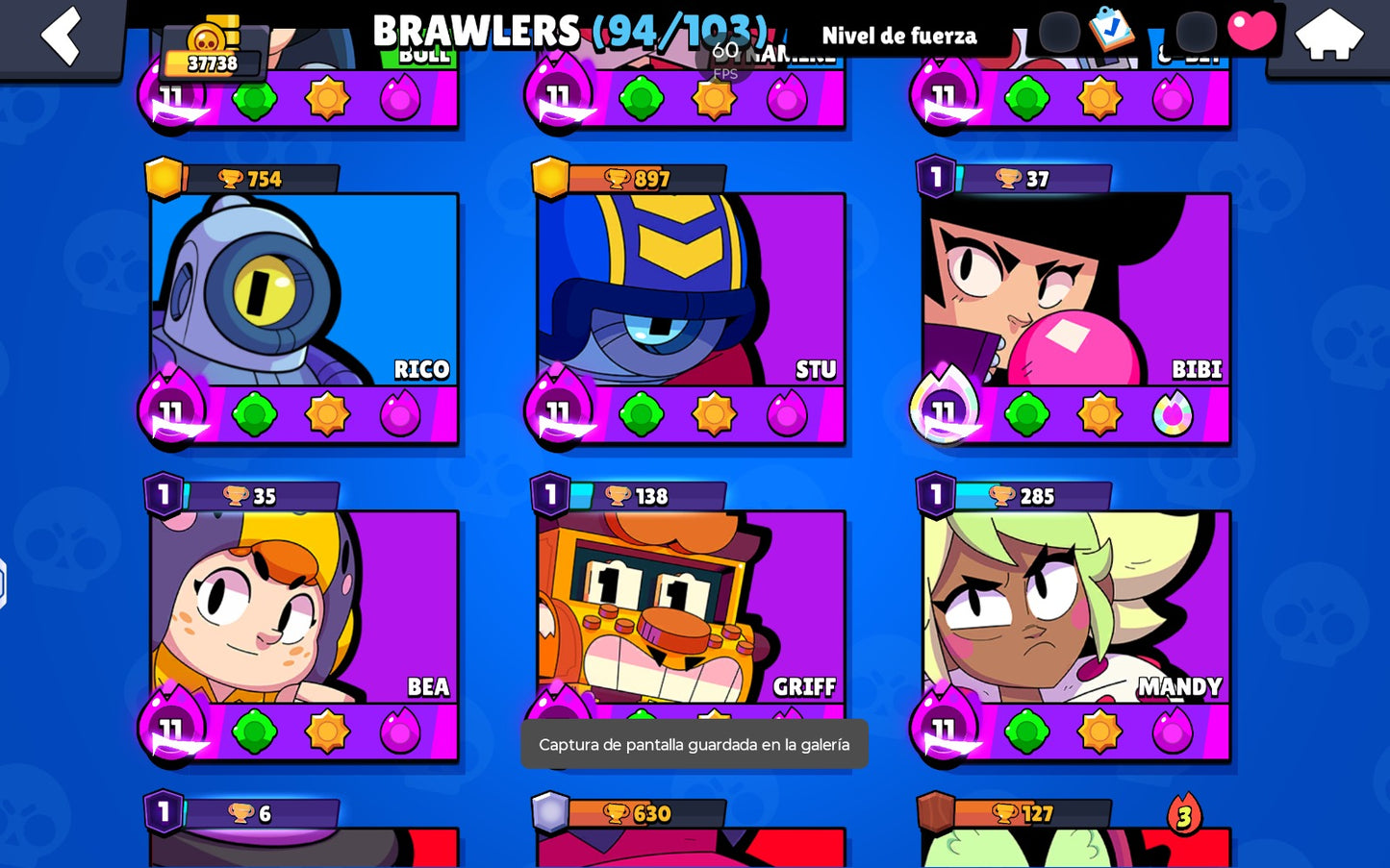 ⚡ Cuenta Brawl Stars